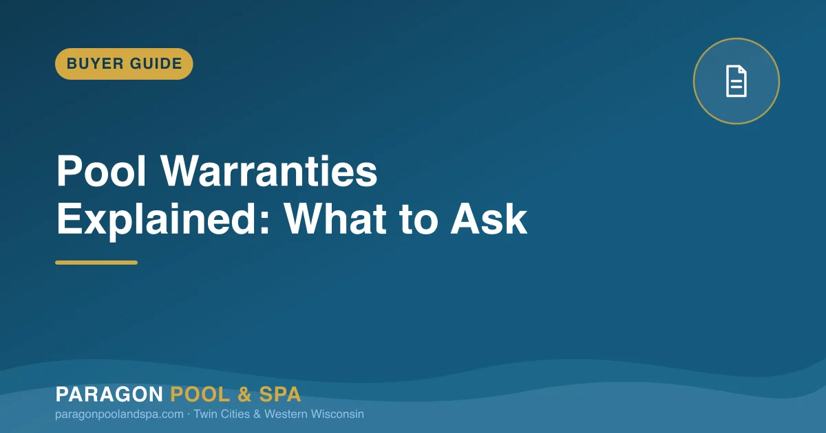 Pool Warranties Explained: Questions to Ask Before You Sign